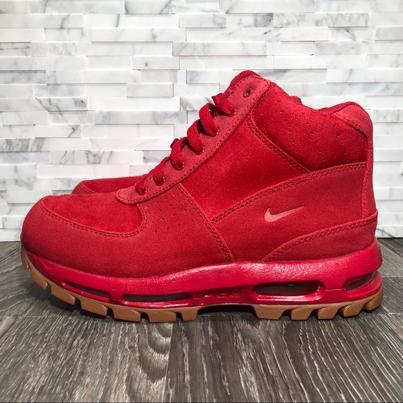 Nike Air Max Goadome ACG GS Gym Red Boots - Picture 3 of 8